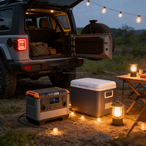 2000W 2400W Portable Power Station 2000Wh LiFePO4 EU <b>Plug</b> Pure Sine Wave Solar Generator For Camping RV Emergency - Product Image 5