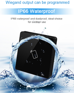 Impermeabile IP66 porta di controllo di accesso lettura 13.56MHz di prossimità IC <span class=keywords><strong>Card</strong></span> Wiegand uscita lettore di schede RFID sistema di controllo di accesso - Product Image 4