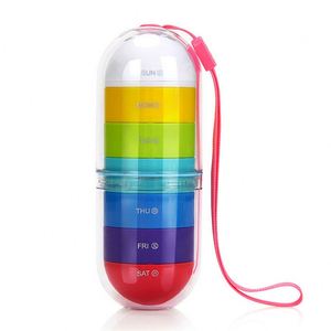 กล่องยาพลาสติกแบบวงกลม 7 วัน สำหรับใส่ยาเม็ด ยาแคปซูล รุ่นใหม่ - Product Image 4