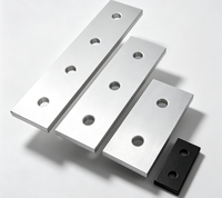 Plaque de connexion en aluminium, support de joint droit, plaque de connexion extérieure à 2/3/4 trous pour cadre d'extrusion en aluminium 3030 4040 4545
