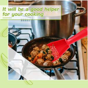 2 Pieces Mashed Drain <b>Colander</b> Grinding Ginger Garlic Spoon Kitchen Multi Functional Grinding Cooking Spoon - Product Image 4