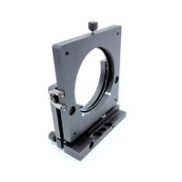Support de miroir optique de précision en alliage d'aluminium avec 4 réglages d'inclinaison, support de miroir cinématique pour système laser