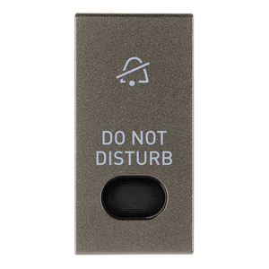 Plaque de porte en métal avec symbole cloche « Ne pas déranger », 2,2 pouces de longueur, 4,4 pouces de largeur, 0,67 pouces de hauteur - Product Image 1
