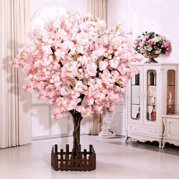 Árboles de Cerezo Artificiales de Plástico Reforzado con Fibra de Vidrio para Decoración de Jardines, Eventos y Celebraciones