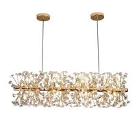 Lampe Led suspendue en cristal au design moderne et Simple, luminaire décoratif d'intérieur, idéal pour un Bar ou une Table