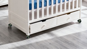 Moderne rotierende Möbel räder mit 50mm Durchmesser Höhen verstellbar 45kg Tragfähigkeit für Baby betten Wohnzimmer Küchen - Product Image 6