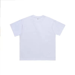 เสื้อยืดผู้ชายแบบเรียบ ทรงโอเวอร์ไซส์ ขายส่ง สปอร์ต ผ้าหนา ระบายอากาศได้ดี รับสกรีนโลโก้ ผ้าฝ้าย 100% - Product Image 1