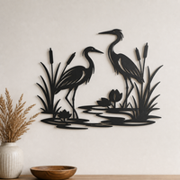 Décoration murale en métal Art Déco personnalisée, suspension murale décorative en fer, motif animal, plante ou lettre, pour anniversaire/mariage, décoration de salon à la maison