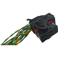 Conector automotriz/de computadora sellado Molex CMC 64320-3311 de PVC para cableado, 48 pines, 6A 12A, Mat 125C, con bloqueo de palanca, personalizado