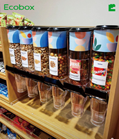 Ecobox 6L Distributeur de nourriture en vrac Mini distributeur de bonbons Distributeur en vrac pour torréfacteur