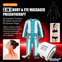 Appareil professionnel de pressothérapie pour drainage lymphatique, relaxation musculaire, massage corporel et compression d'air pour la taille