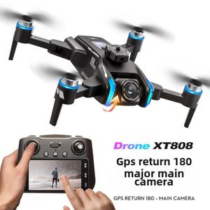 โดรน XT808 กล้อง HD ระบบ GPS กำหนดตำแหน่งอัจฉริยะ รีโมทคอนโทรล มอเตอร์ไร้แปรงถ่าน ถ่ายภาพทางอากาศ - Product Image 5