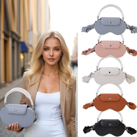 Sac de protection de rangement pour écouteurs de style Ins, housse pour écouteurs adaptée aux Airpods Max, simili cuir PU anti-rayures, étui pour écouteurs