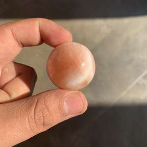 Esfera de Cristal de Scolecita Rosa Brillante de 20 mm, Corte Natural para Joyería, Calidad AAAAA, 40 mm de Altura - Product Image 5