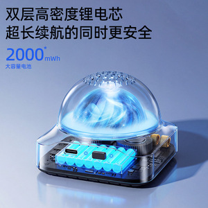 Diffuseur d'air pour voiture avec lumière ambiante six couleurs, alimenté par USB, ornement pour console centrale - Product Image 4