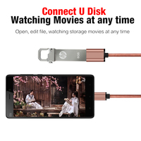 Adaptador OTG USB 3.0 Tipo-C a USB-A, Cable Metálico con Revestimiento de Aluminio, Transferencia de Datos de 5 Gbps, Compatible con Escáner de Código de Barras, Auriculares, Impresora, Computadora