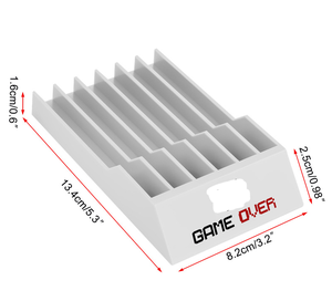 Cassettes lưu trữ giá với đứng OLED Trò chơi thẻ hộp hiển thị NS Lite ABS vật liệu tương thích 360 chức năng sạc - Product Image 1
