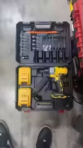 Ensemble d'outils électriques <span class=keywords><strong>sans</strong></span> <span class=keywords><strong>fil</strong></span> 21V 350Nm 1/2 avec batterie au lithium, clé à chocs à couple élevé - Product Image 5