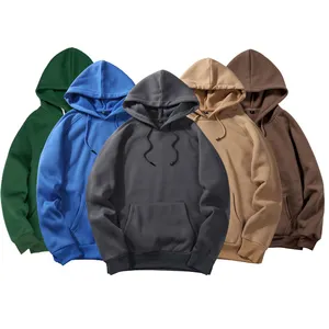 High Quality Custom Logo Printed Unisex Embossed Plain Blank Oversized Men Hoodie