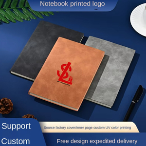 Tùy chỉnh in logo da A3 kinh doanh máy tính xách tay khâu ràng buộc với dày bên trong trang số lượng lớn tùy biến có sẵn - Product Image 2