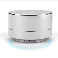 Étanche Mini A10 Métal Portable Sans Fil pour Haut-Parleur Bluetooth avec Haut-Parleur de Musique LED avec Communication WiFi