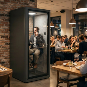 Cabina de Trabajo Privada Insonorizada Portátil y Confiable, OEM ODM, Ignífuga, Acústica, para <span class=keywords><strong>Estudio</strong></span>, Sala de Trabajo, Hospital, <span class=keywords><strong>Estudio</strong></span> - Product Image 2