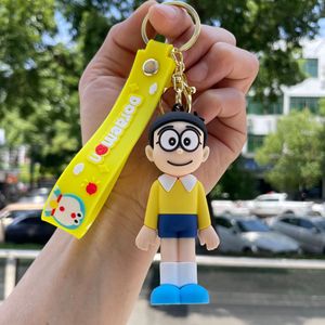 Porte-clés personnalisé <span class=keywords><strong>Doraemon</strong></span>, <span class=keywords><strong>Nobita</strong></span>, Shizuka, Kofu, Tigre Géant, poupée, pendentif de sac, porte-clés de voiture, figurine à collectionner - Product Image 4