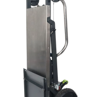 Chariot électrique pliable robuste pour monter les escaliers, haute capacité de charge, pour la logistique industrielle