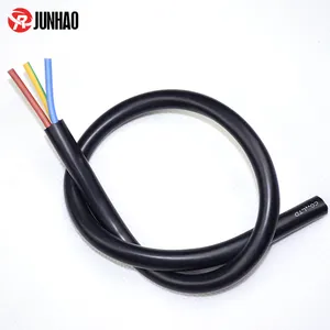 Tráng linh hoạt 3x16 AWG 1.5 sqmm Dây cáp 600V đồng 1.5mm2 điện 3 lõi dây Silicone cao su cách điện dây 5 mét