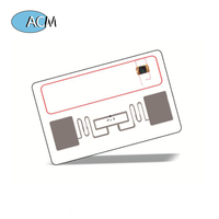 RFID 13.56mhz + 125khz HF + LF Double/double/deux fréquences imprimable carte à puce blanche vierge pour le contrôle d'accès de porte d'ascenseur