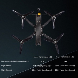 Máy bay không người lái FPV 7 8 9 10 13 14 inch với độ bền lâu được sử dụng để điều khiển từ xa đo lường - Product Image 3