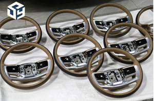 <span class=keywords><strong>Volante</strong></span> de Fibra de Carbono para Land Rover, para Range Rover, Range Rover Velar Sport, <span class=keywords><strong>Volante</strong></span> de Fibra de Carbono con Cuero Blanco y LED - Product Image 2