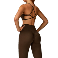 Ensemble de survêtement deux pièces OEM personnalisé pour femme, collection automne-hiver, idéal pour le yoga et le sport, grandes tailles