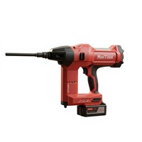 Pistolet à clous électrique haute précision DIY NAILTASK DCCN120IP sans balais, robuste, Li-ion, pour clous champignons isolants 30-250 mm et laine de roche