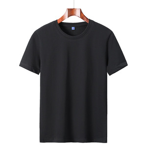 T-shirt en coton uni respirant et personnalisable sans marque, vente en gros pour fabricants - Product Image 3
