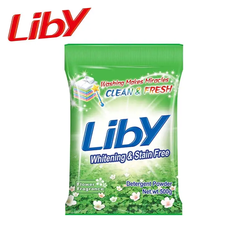 LIBY Eco Friendly Detergent Laundry Powder Hot Sale Factory Price Washing Detergent Soap Powder