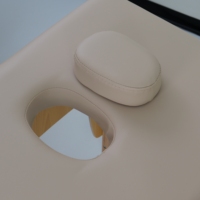 Table de massage portable pliable moderne avec accoudoirs amovibles, cadre en bois, éponge haute densité pour salon de beauté, salon, école