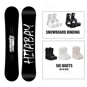Fabricante profesional de esquí Tabla de nieve con encuadernación y botas Tabla de esquí personalizada - Product Image 2