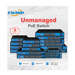 <span class=keywords><strong>GE</strong></span>/GF/SFP Inyector Gigabit Poe gestionado no gestionado 19 puertos Gigabit Uplink PoE Conmutador de fibra - Product Image 6