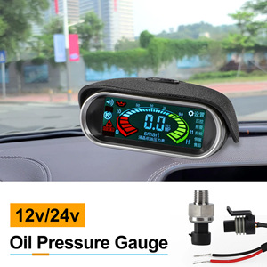 Medidor de presión de aceite digital Cnspeed, LCD de 12v/24v para automóviles, camiones y vehículos agrícolas - Product Image 1