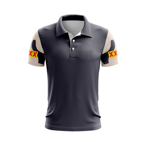 Polo de Rugby Nambawan para Hombre, Rayas Azul Marino y Dorado, Estilo Heritage, Ropa Deportiva de Club, OEM - Product Image 4