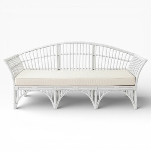 Sillón de Mimbre Estilo Boho, Sofá de Mimbre Natural Hecho a Mano, Sofá de Descanso para Interiores y Exteriores - Product Image 3
