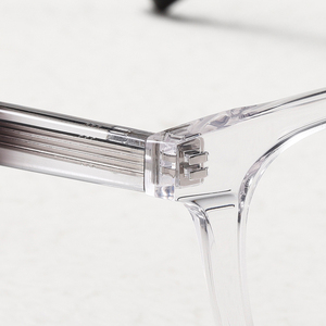 Transparent Full Rim Rectangle <b>Eyeglasses</b> NN-104 Anti-Uv Lightweight Resin Lens Unisex Adult Vision Correction <b>Frames</b> - Product Image 5