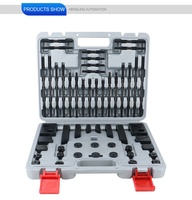 Kit de serrage pour fraiseuse M8-58 pièces en acier traité thermiquement, outils de maintien de pièce à fente en T avec support de rangement pour étau CNC