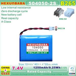 7,4 В 1250 мАч 104050 504050-2S полимерный литий-ионный аккумулятор для спутникового ТВ цифровой спутниковый искатель измеритель WS-6933 6923 DVB-S/S2 B265 - Product Image 4