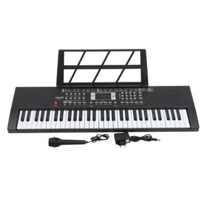 Badu-Claviers de piano à 61 touches Clavier musical Nouveau synthétiseur numérique semi-professionnel pour enfants Matière plastique - Product Image 5