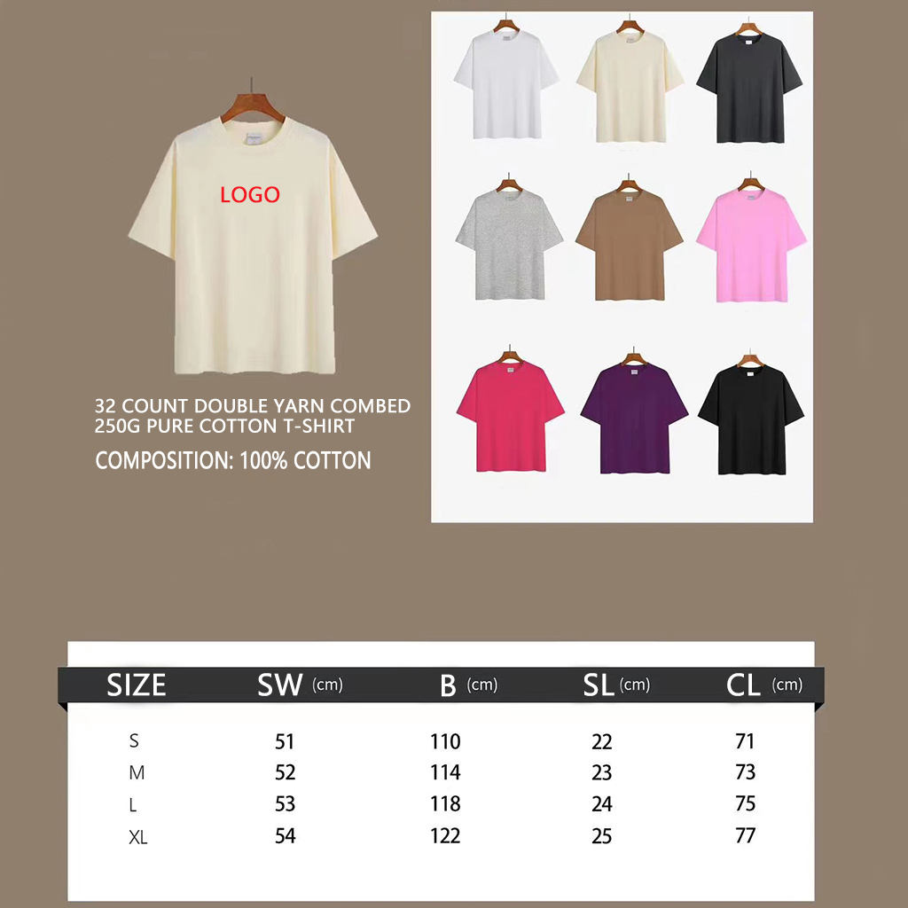 Couleurs et tailles en stock