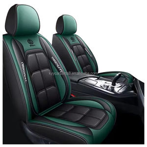 Housses de siège <span class=keywords><strong>auto</strong></span> en cuir PU, ensemble complet simple avec coussins, multicolores, vente en gros, universelles 9D pour voiture - Product Image 4