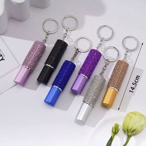 Wholesale 5ML <b>Mini</b> Perfume Keychain Diamond-encrusted Aluminium Alloy Simple Press <b>Spray</b> <b>Bottle</b> Portable Compact Refillable - Product Image 4
