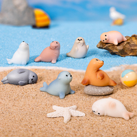 Meilleures ventes : Breloques en résine élégantes et polies, Manatee, style Coastalcore Pastel Sea Pals, confortables et décontractées, pour décoration de maison Elf on Shelf